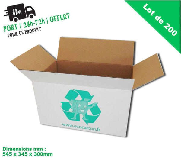 -PACK PRO DE 200 GRANDS CARTONS (BLANC) MULTI - USAGES -PACK PRO DE 200 GRANDS CARTONS (BLANC) MULTI - USAGES