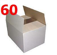 - LOT DE 60 PETITS CARTONS DEMENAGEMENTS (BLANC) POUR LIVRES
