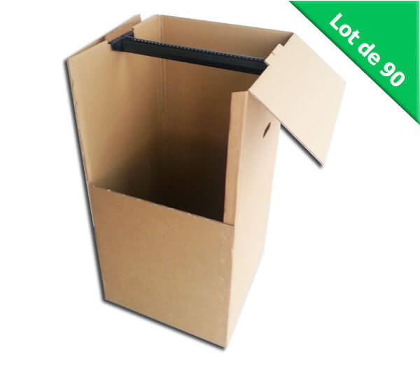 -PENDERIE COMPLETE AVEC TRINGLE: LOT DE 90. -PENDERIE COMPLETE AVEC TRINGLE: LOT DE 90.