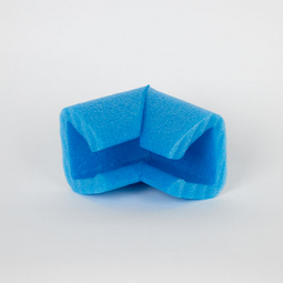coin mousse polyethylene - forme angle droit type u 60 mm - ailes 100...