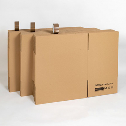 Kit déménagement : 10 cartons + adhésif + film bulle - Logistipack Pas Cher