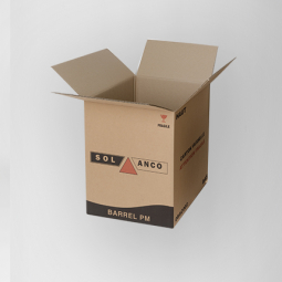 Carton double cannelure grand format