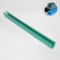 PROFIL U30 EN MOUSSE POLYETHYLENE BLEU EN BARRES DE 1000MM