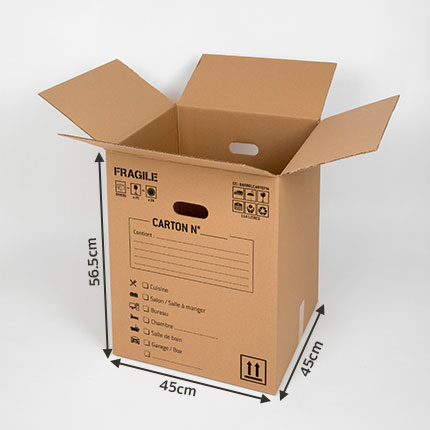 Carton double cannelure grand format haut [Carton Barrel GM] - 5.88 € : ECO  CARTON