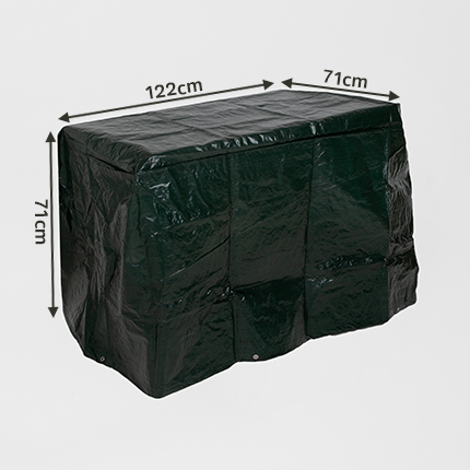 Housse de protection pour barbecue de maçonnerie 253x128x80cm sur