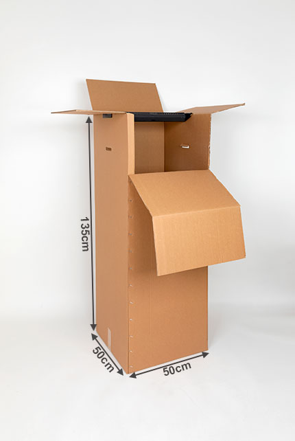 Grand carton penderie pour déménager vos costumes sans les friper : ECO  CARTON