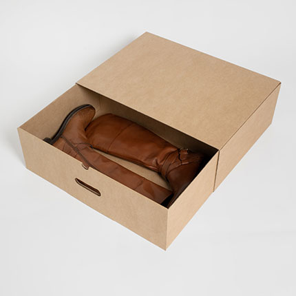 Boîte de rangement en carton spéciale bottes