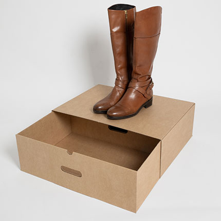 Boite à chaussures en carton