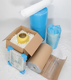 Kit déménagement : 10 cartons + adhésif + film bulle - Logistipack Pas Cher