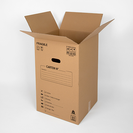Carton double cannelure grand format haut [Carton Barrel GM] - 5.88 € : ECO  CARTON