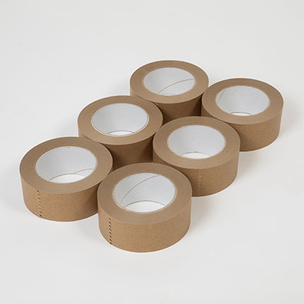 Lot de 6 adhésifs papier kraft