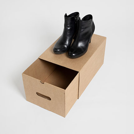 Boîte tiroir en carton pour chaussures