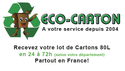 Description du carton déménagement 80L écru